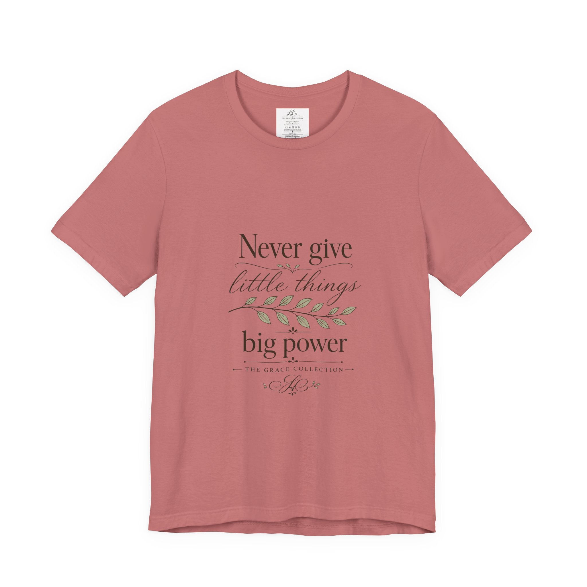 Never Give Little Things Big Power - Women's Tee