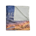 Personalize this Blanket  "Travel If It Calls to Your Heart"  - Crushed Velvet Travel Blanket 50 x 60