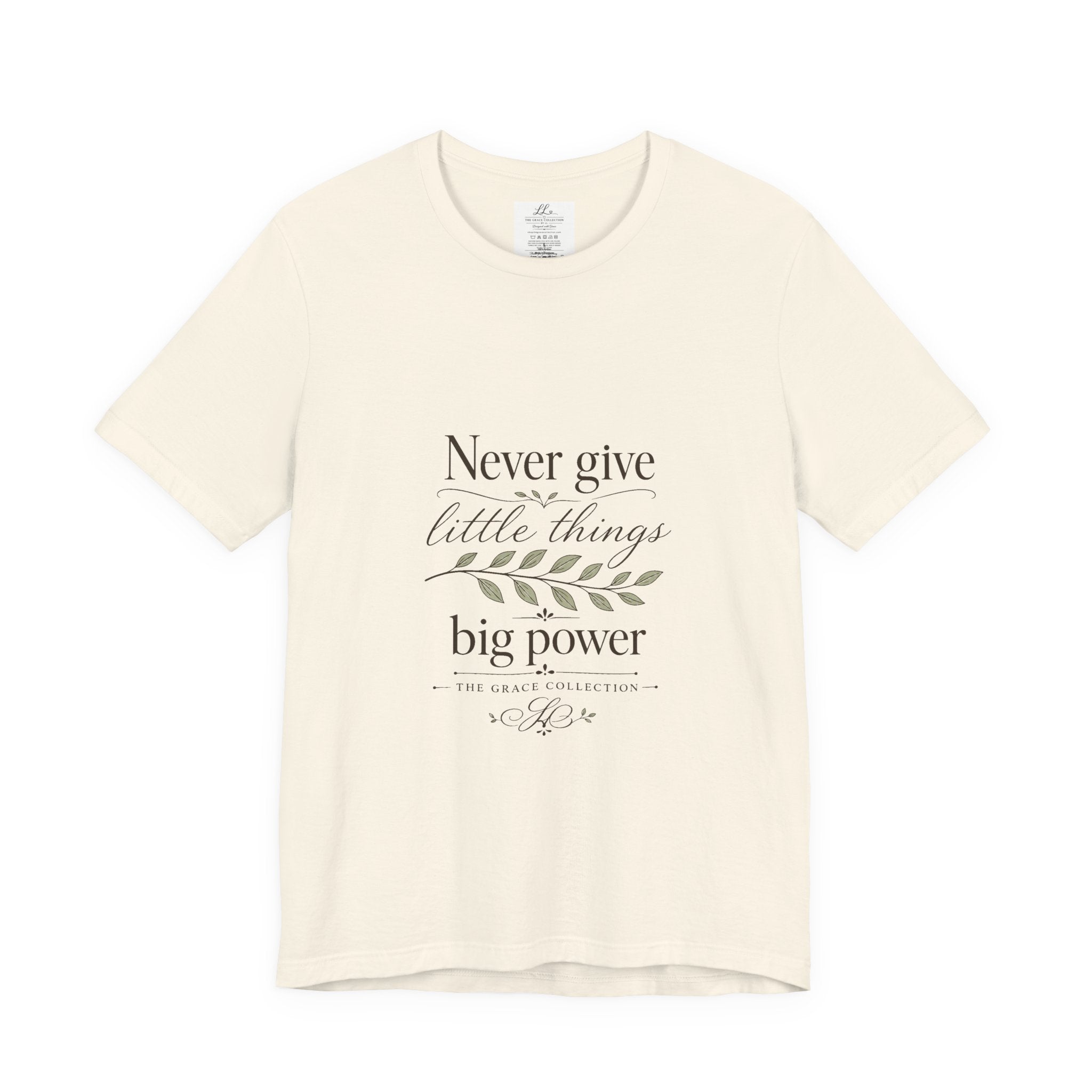 Never Give Little Things Big Power - Women's Tee