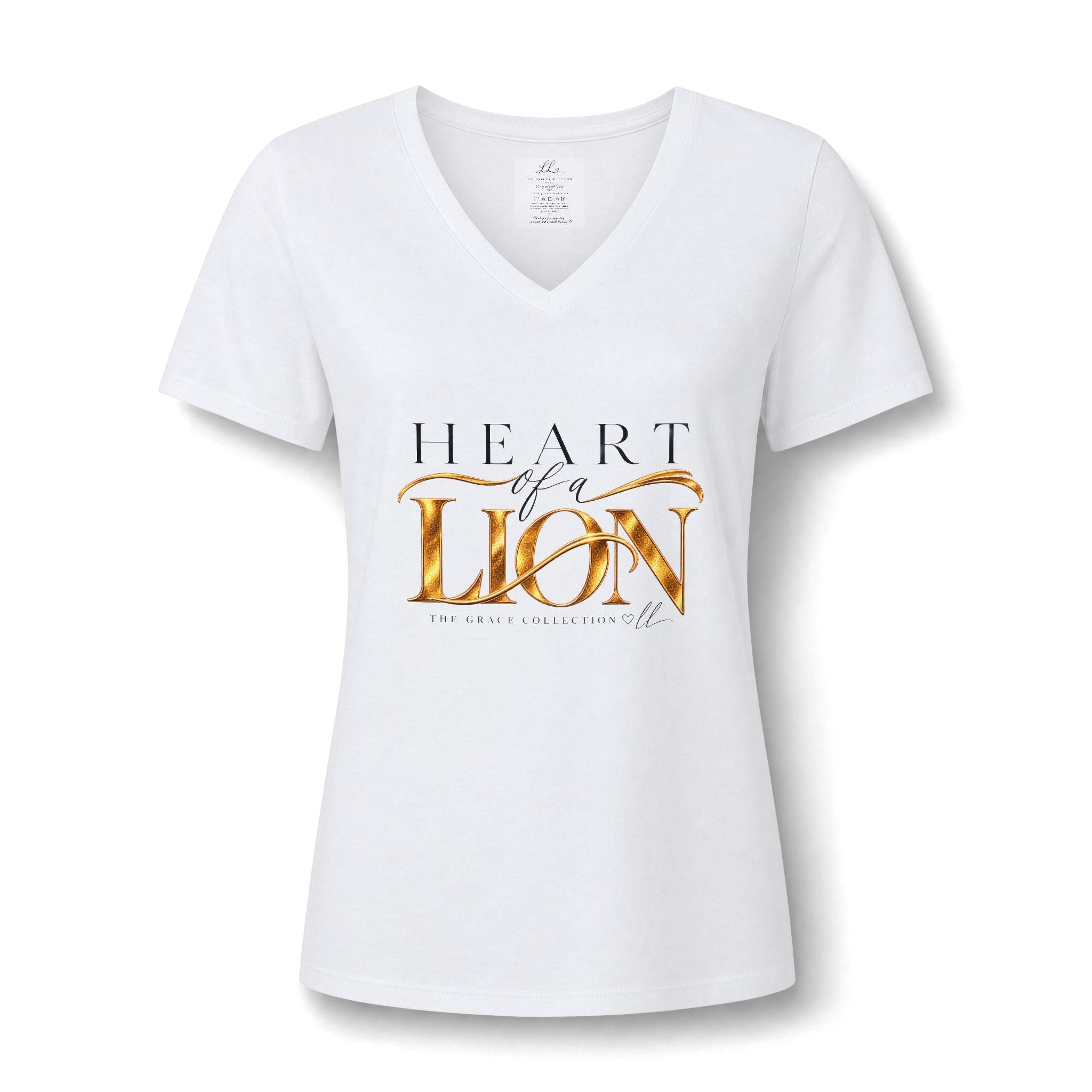 Heart Of A Lion | V-Neck T-Shirt