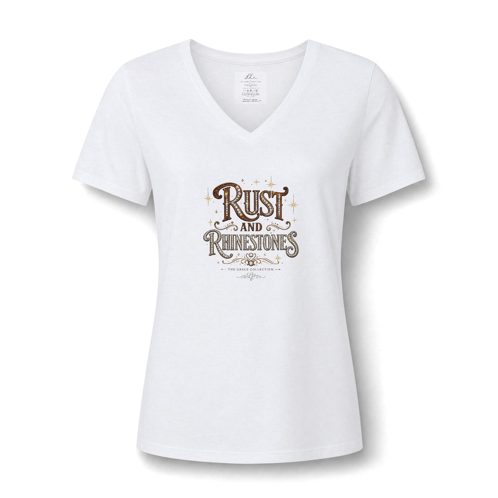 "Rust and Rhinestones" Women's  Tee
