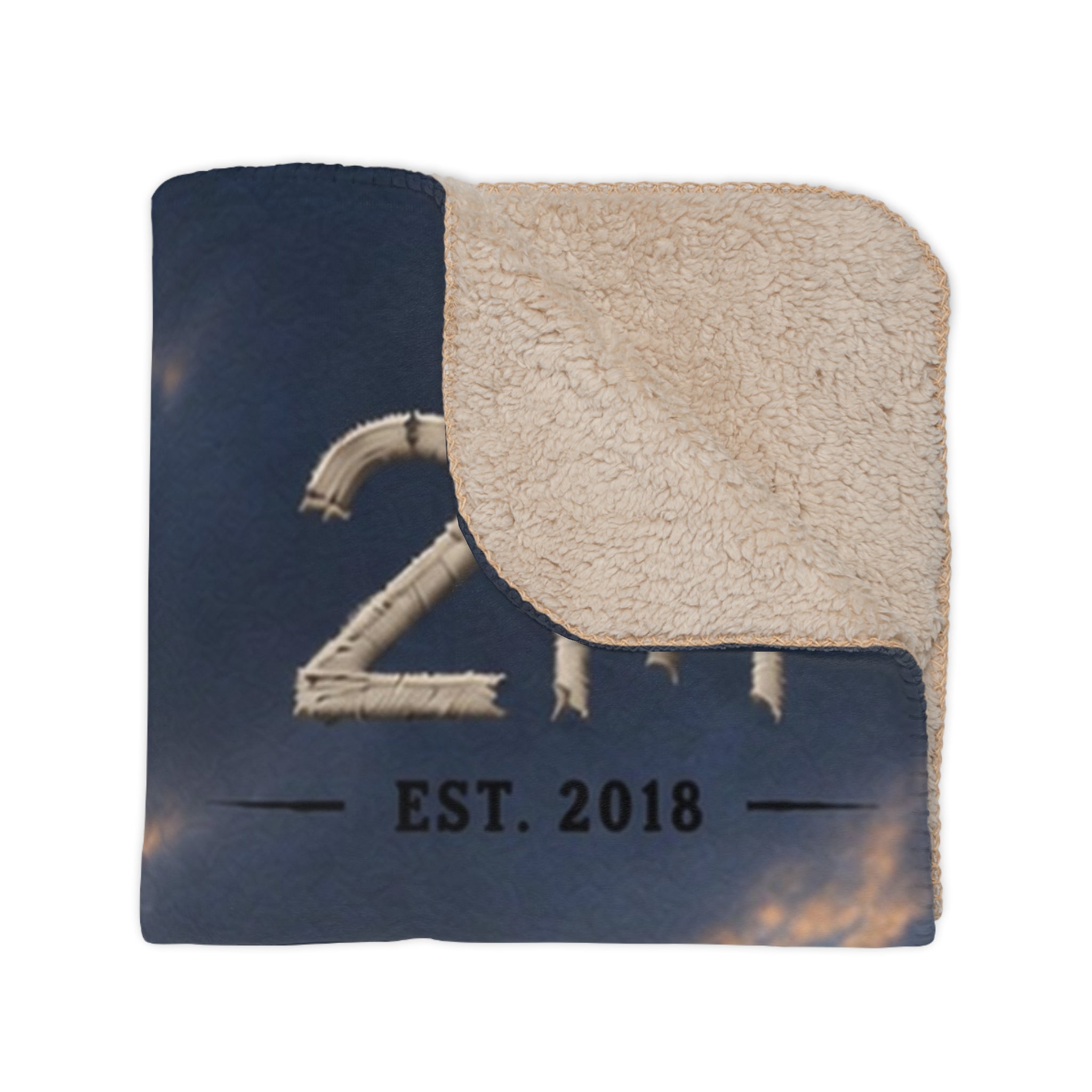 Some Gates Only Courage Opens  -  Sherpa Blanket Throw