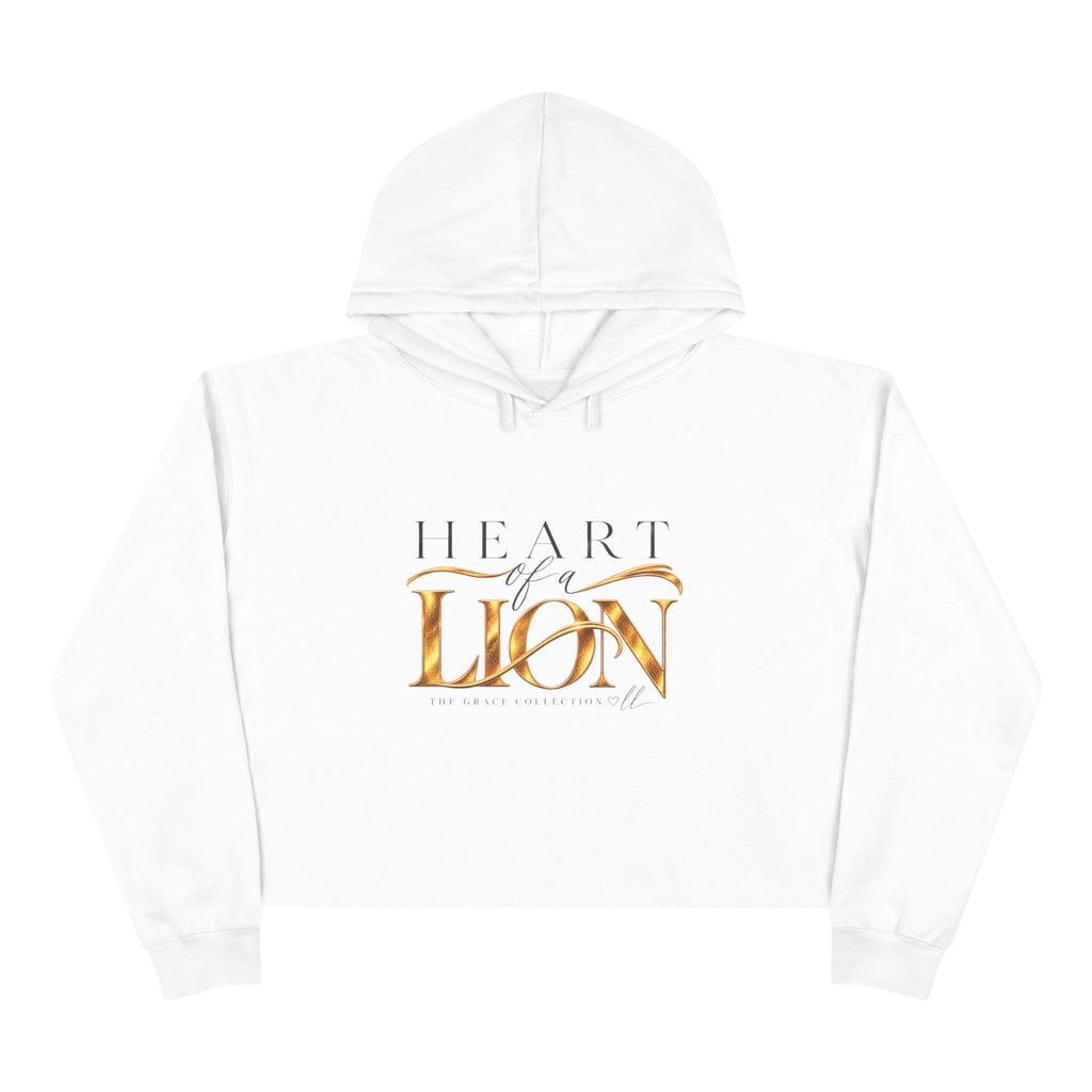 "Heart of a Lion"  -  Cropped Hoodie