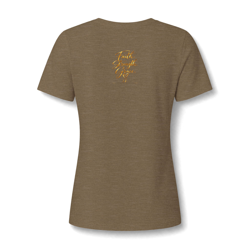 Heart Of A Lion | V-Neck T-Shirt