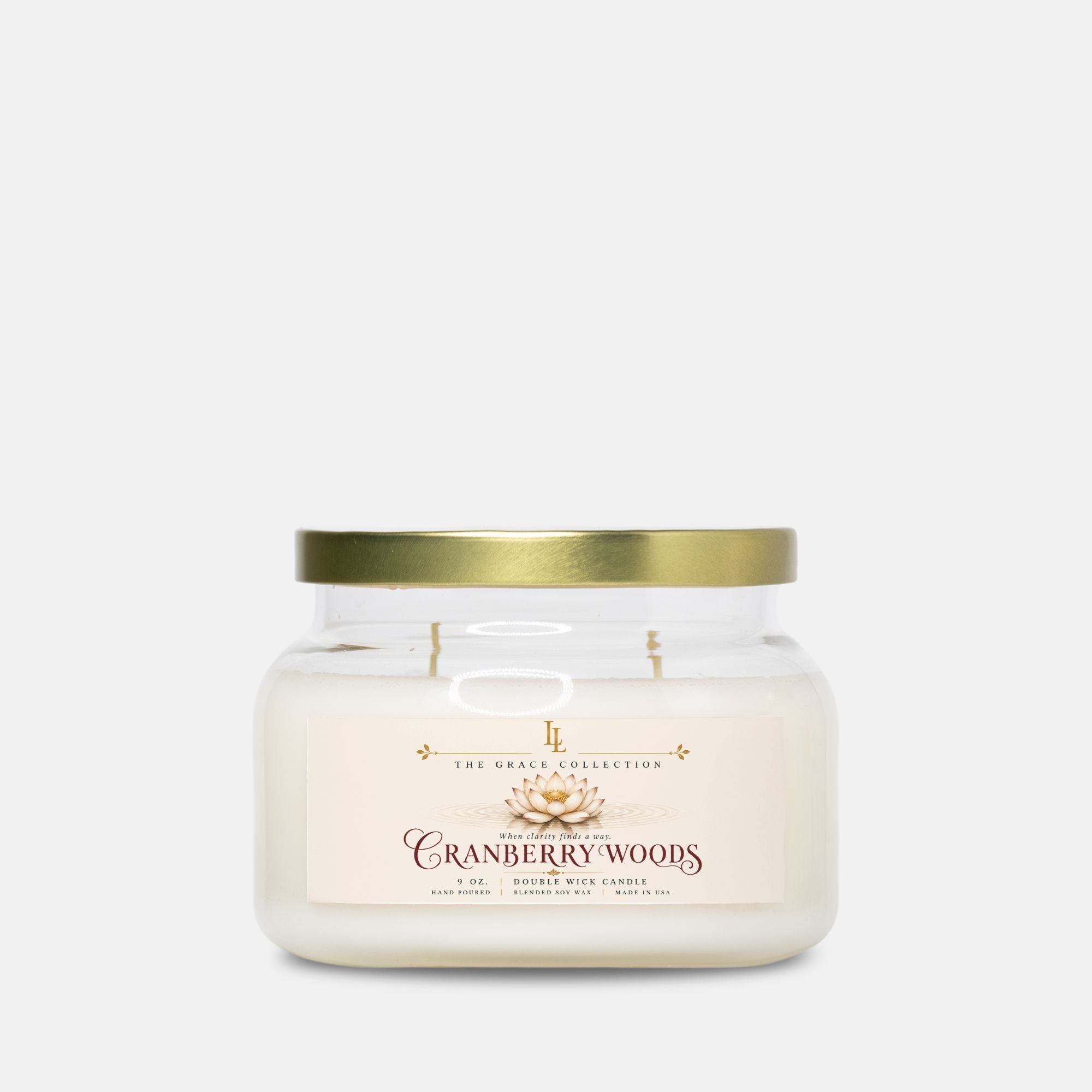 Cranberry Woods Candle Apothecary Jar (Double Wick)