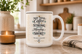 May Your Coffee Be Strong Monday Be Short mug | Coffee Quote Ceramic Mug