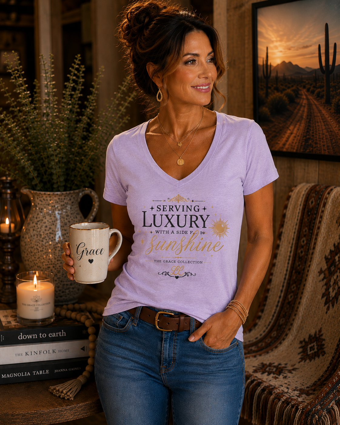 "Serving Luxury With A Side of Sunshine"  Women's  Tee