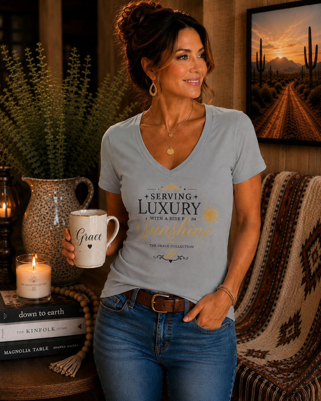 "Serving Luxury With A Side of Sunshine"  Women's  Tee