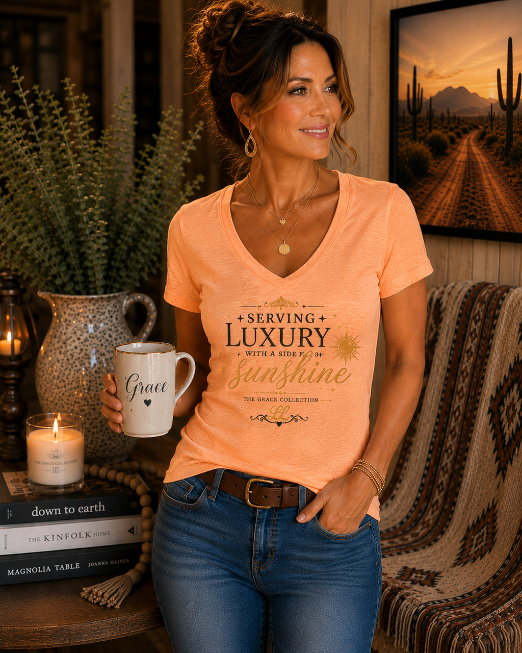 "Serving Luxury With A Side of Sunshine"  Women's  Tee