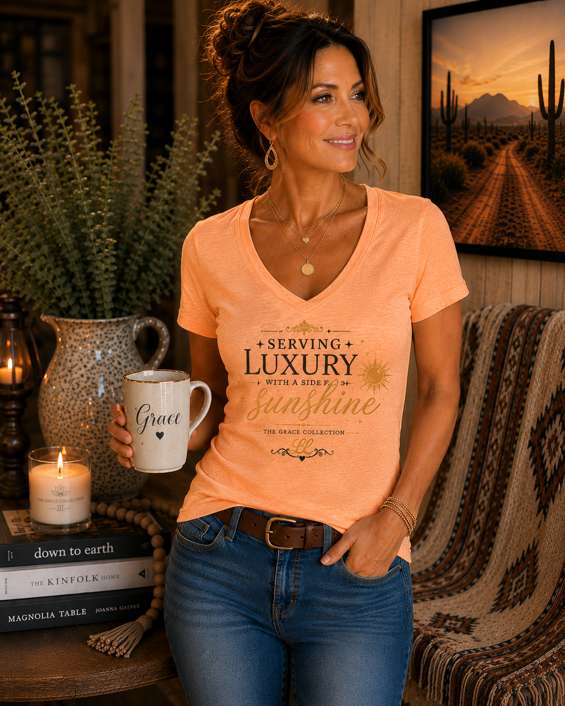 "Serving Luxury With A Side of Sunshine"  Women's  Tee