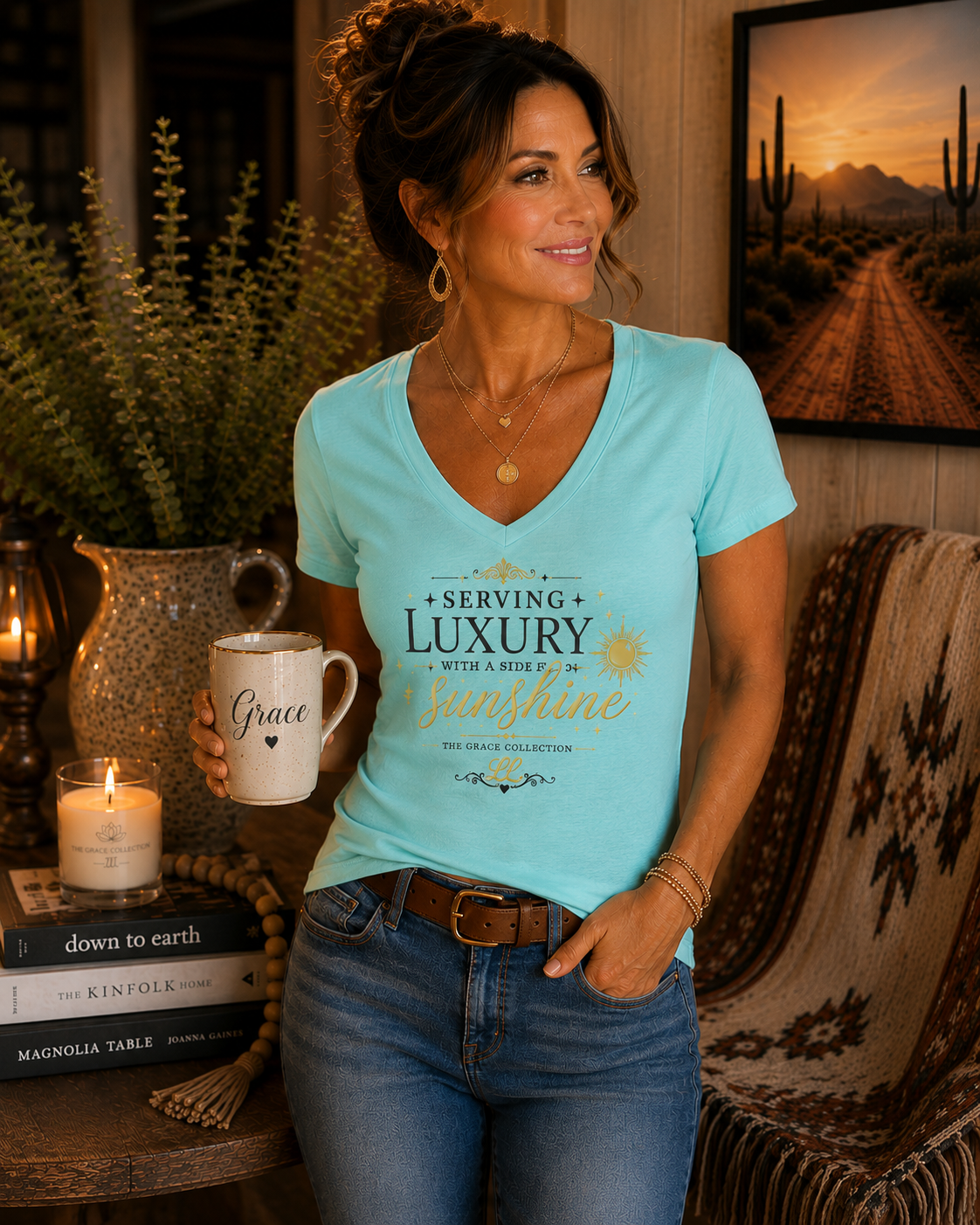 "Serving Luxury With A Side of Sunshine"  Women's  Tee