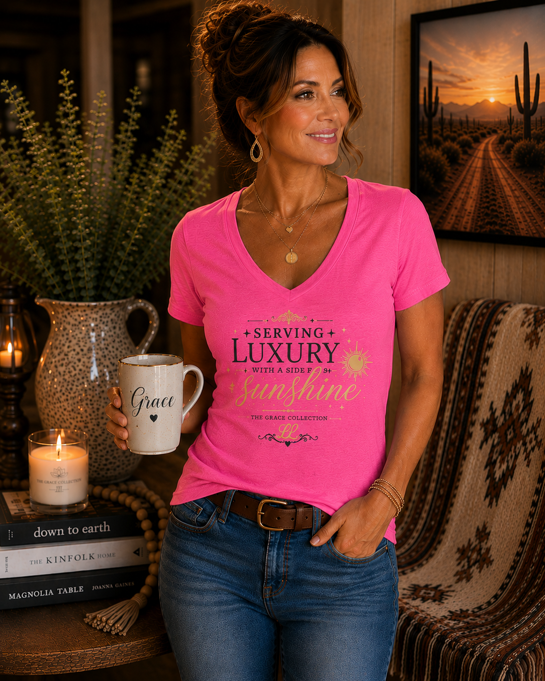 "Serving Luxury With A Side of Sunshine"  Women's  Tee