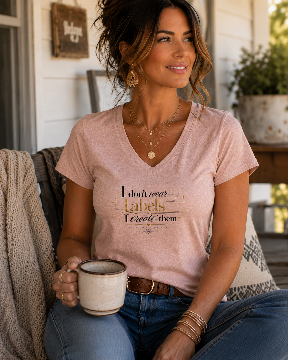 I don't wear labels I create them Tee | V-Neck T-Shirt