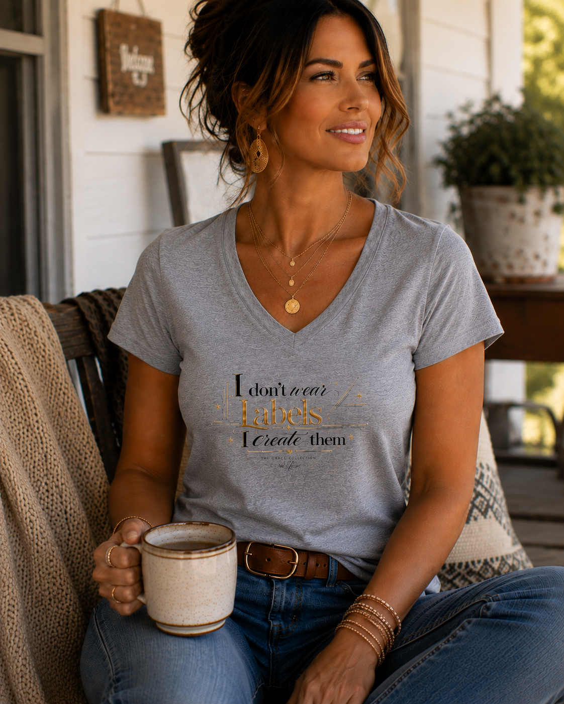 I don't wear labels I create them Tee | V-Neck T-Shirt