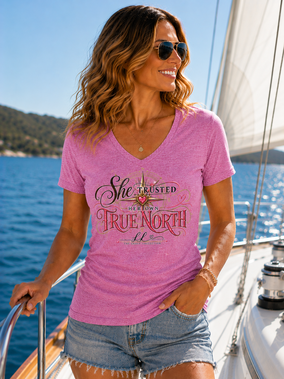 “She Trusted Her Own True North”  Womens Tee