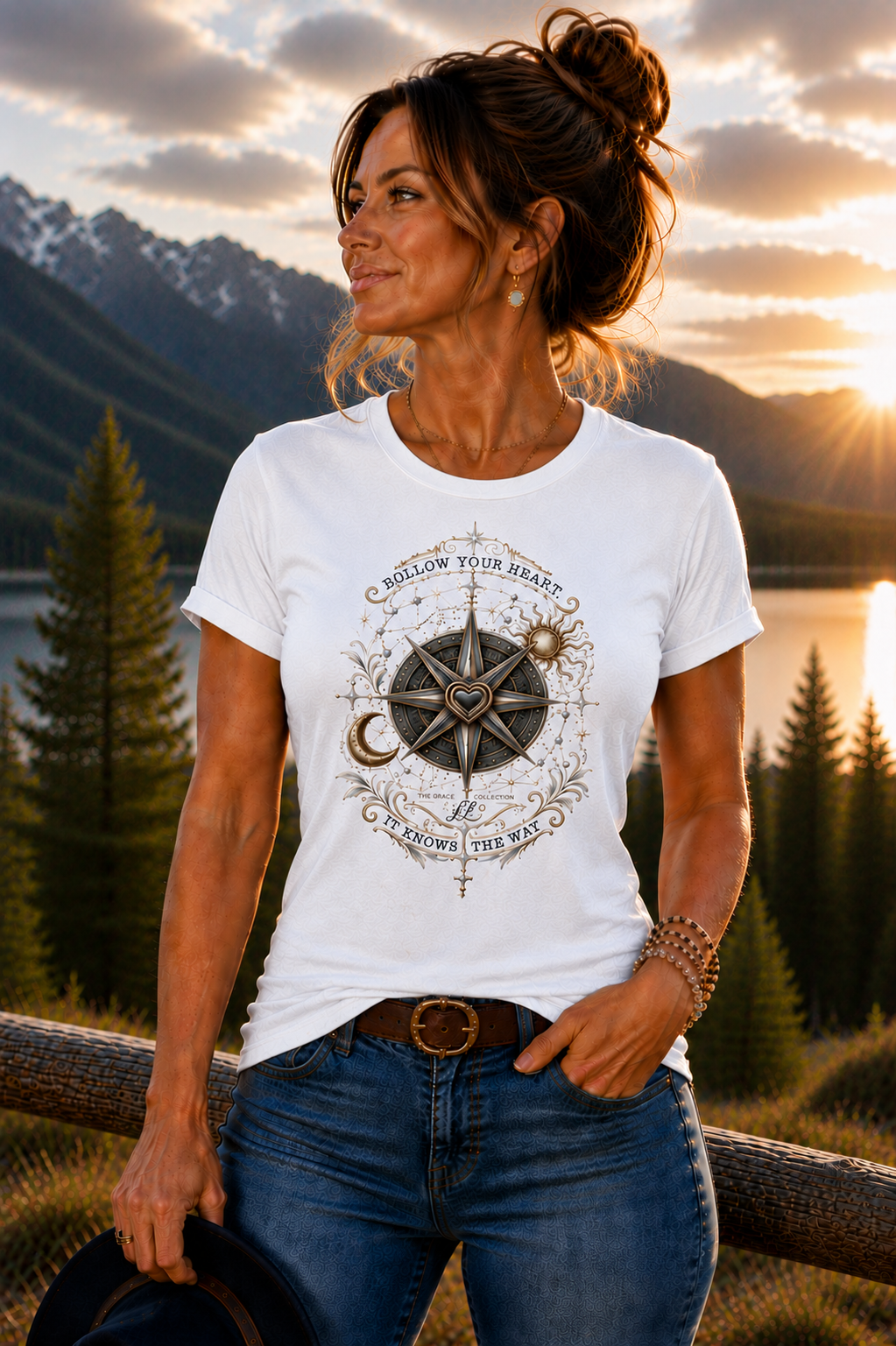 Celestial Compass Tee