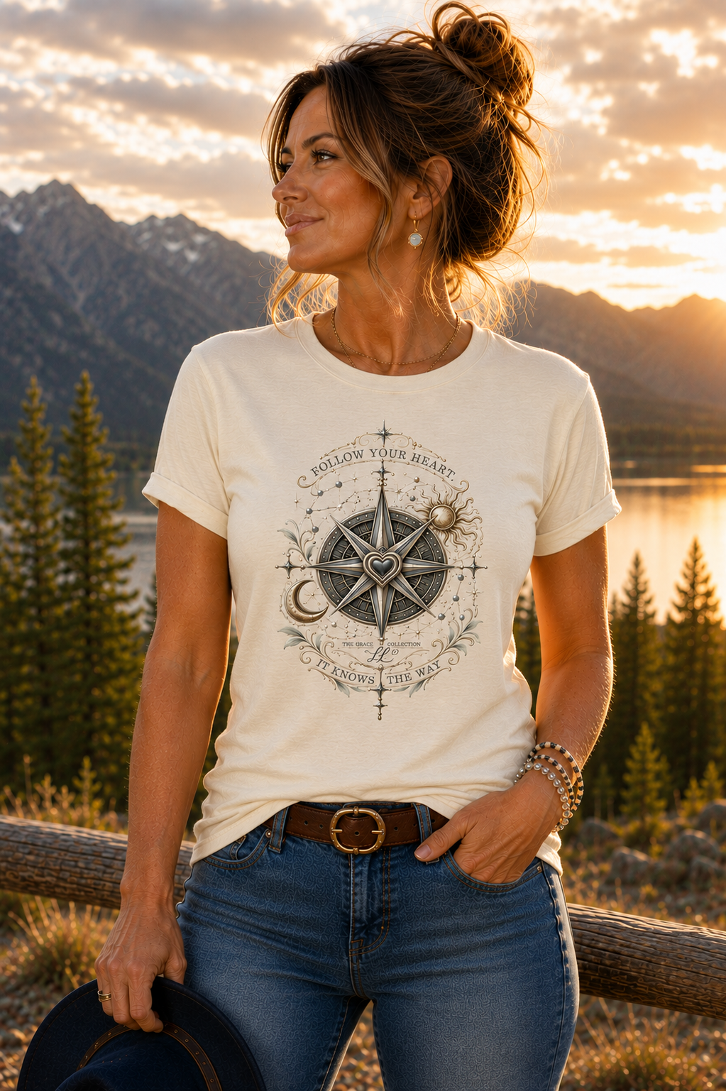 Celestial Compass Tee