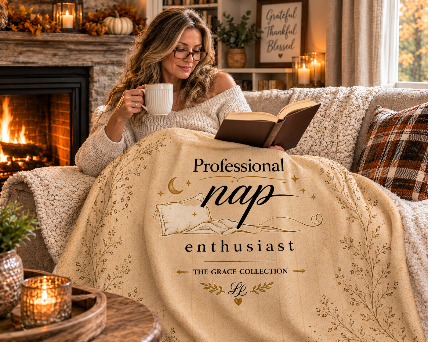 "Professional Nap Enthusiast"  Sherpa Blanket — Cozy Fleece Throw for Sleep Lovers
