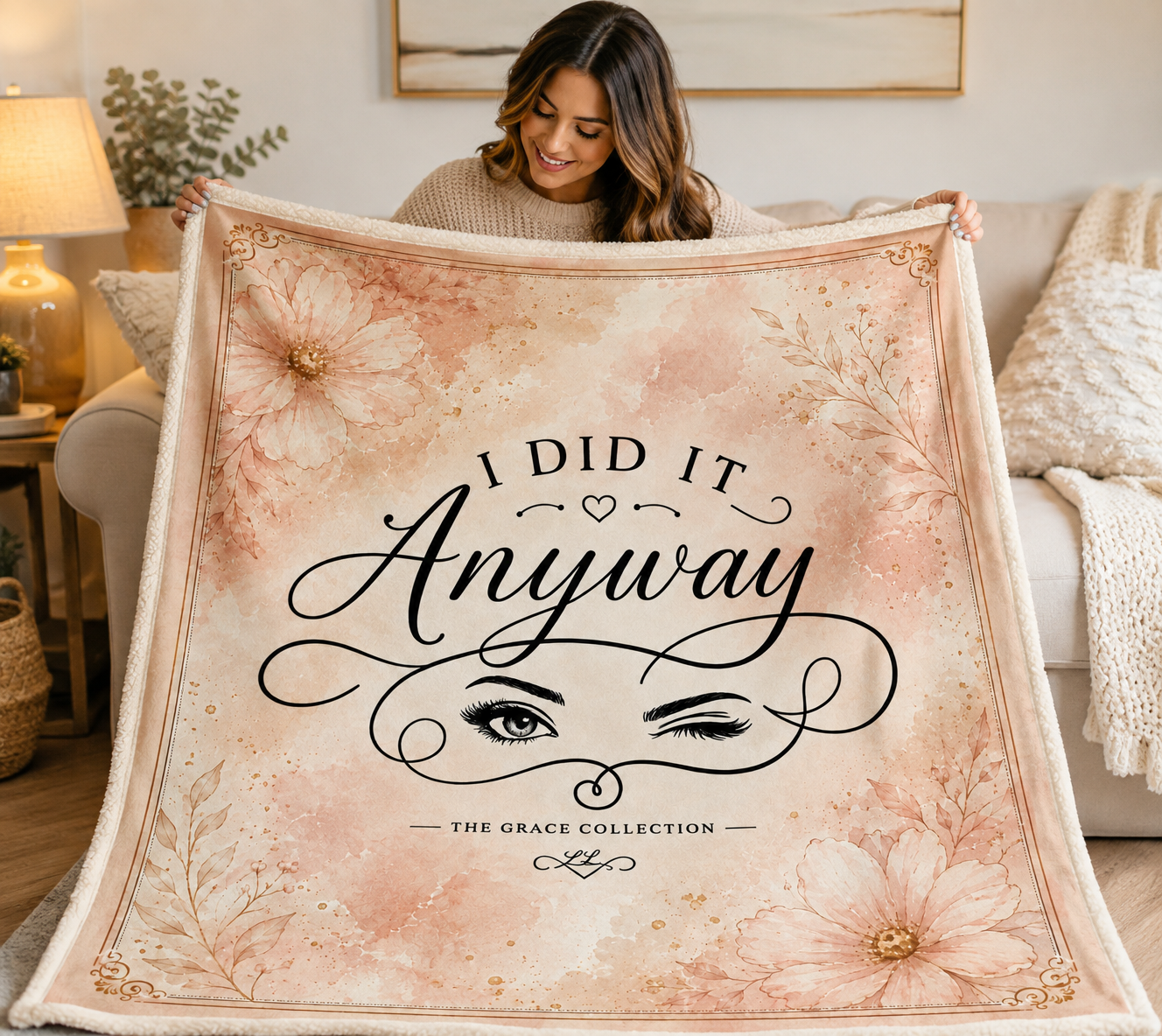 Copy of "Where Sunshine Finds Me" -  Sherpa Fleece Blanket — Cozy Scenic Sunset Throw