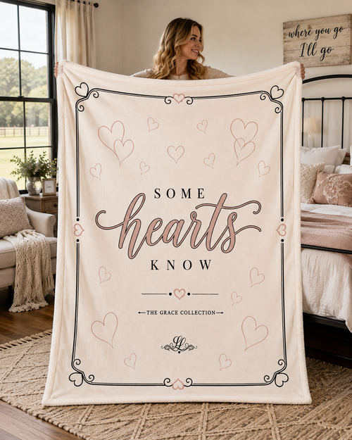 "Some Hearts Know" -  Arctic Fleece Blanket