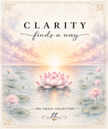 "Clarity Finds a Way"  Lotus Sunrise Throw - Minky Blanket 50 x 60