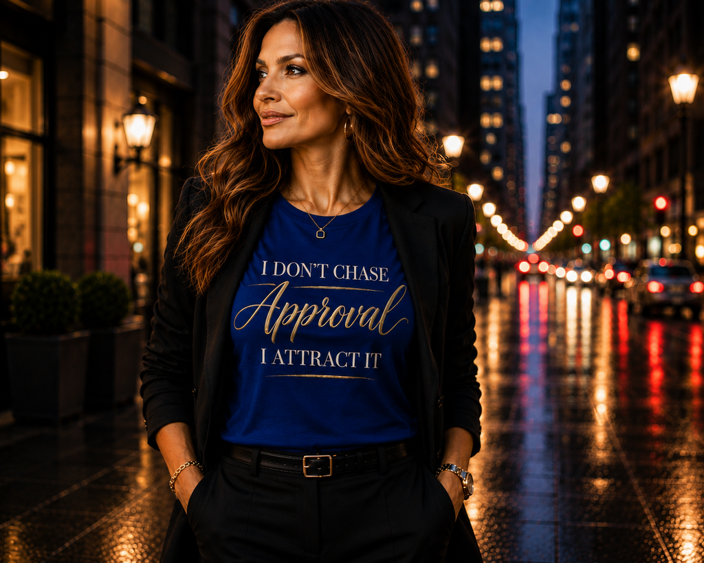 "I Don't Chase Approval, I Attract It"  Women's Tee