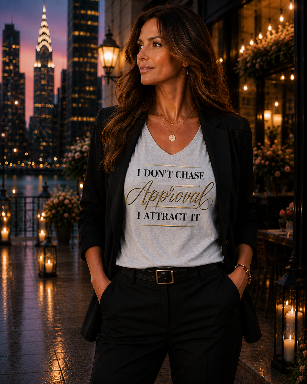 "I Don't Chase Approval I Attract It"  Women's Tee