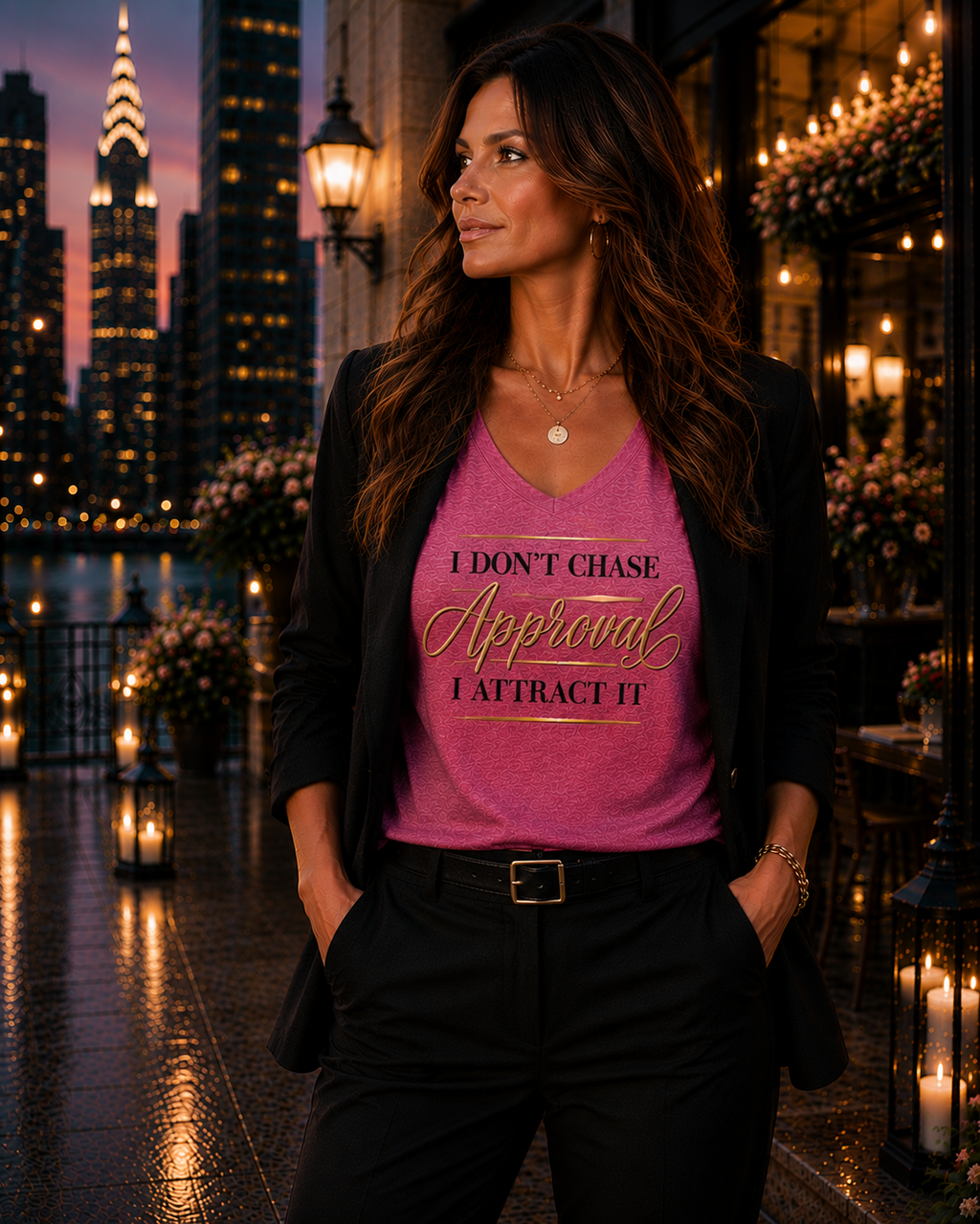 "I Don't Chase Approval I Attract It"  Women's Tee