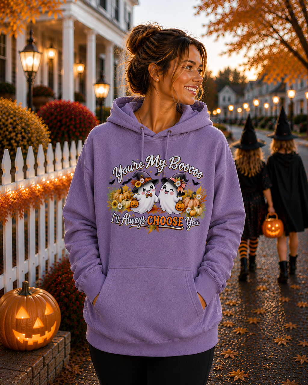 "Your My Booooo I'll Always Choose You" Hoodie Sweatshirt