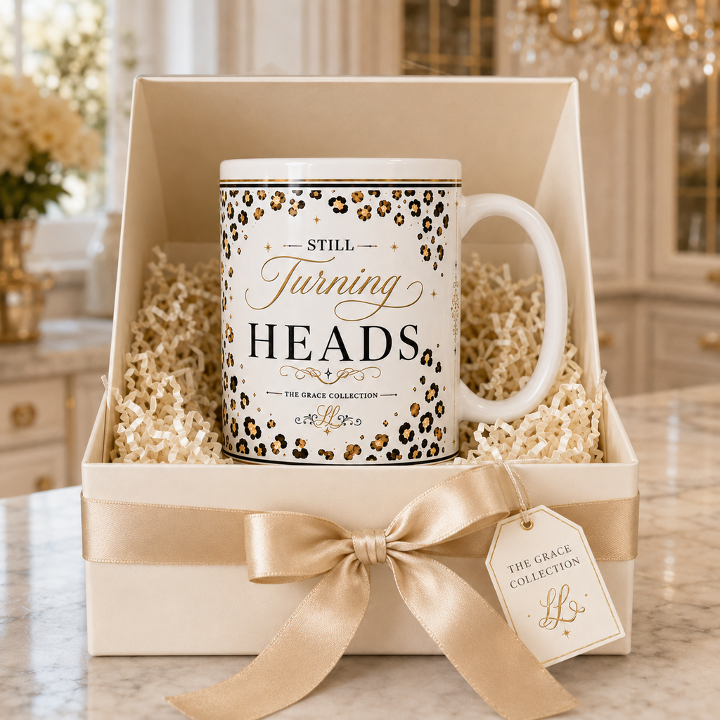 Still Turning Heads - 15 oz ceramic mug