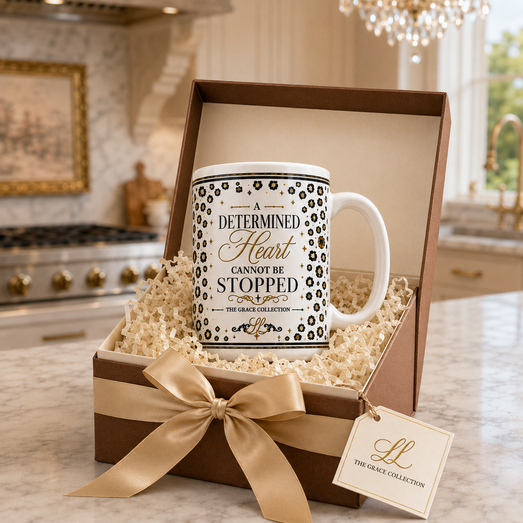 A Determined Heart Cannot Be Stopped - 15 oz ceramic mug