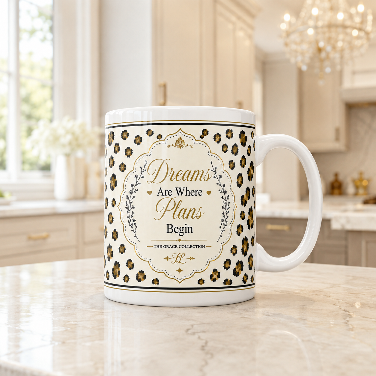 Dreams Are Where Plans Begin - 15 oz ceramic mug
