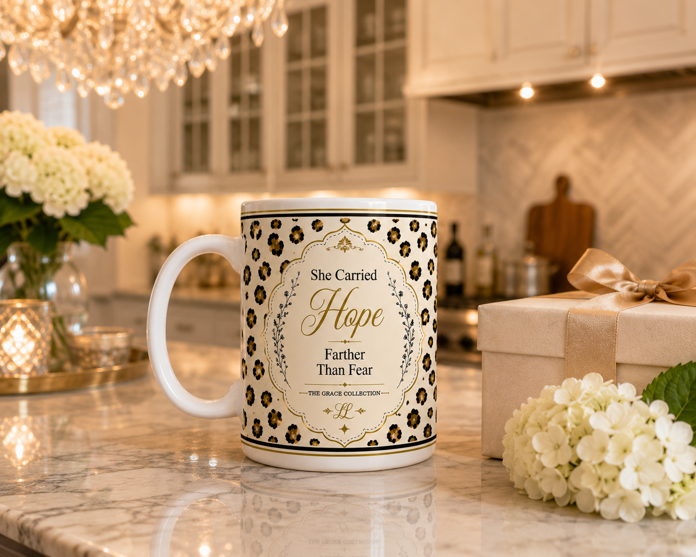 She Carried Hope Farther Than Fear - 15 oz ceramic mug