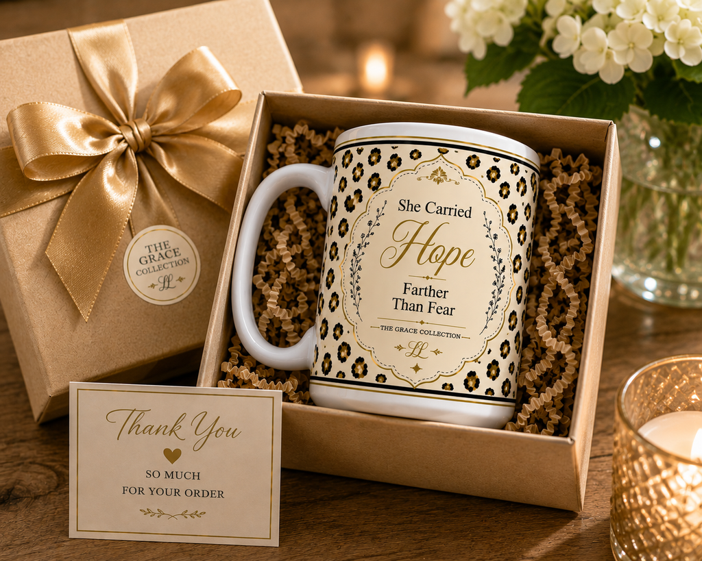 She Carried Hope Farther Than Fear - 15 oz ceramic mug