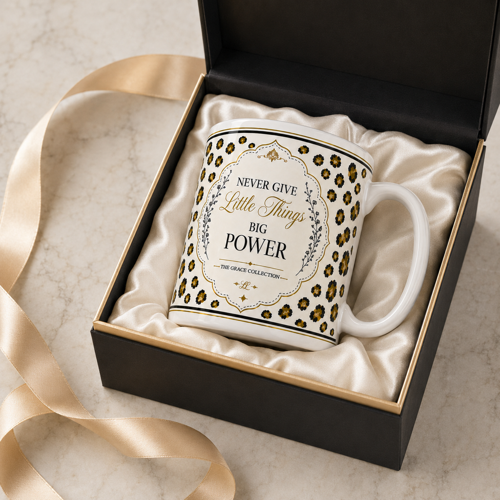 Never Give Little Things Big Power - 15 oz ceramic mug