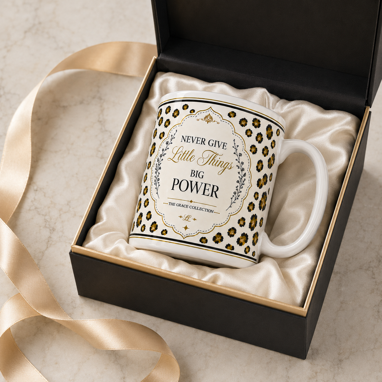Never Give Little Things Big Power - 15 oz ceramic mug