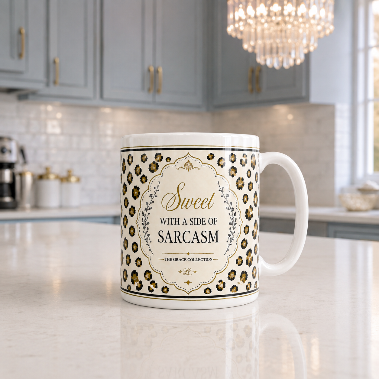 Sweet With A Side Of Sarcasm - 15 oz ceramic mug