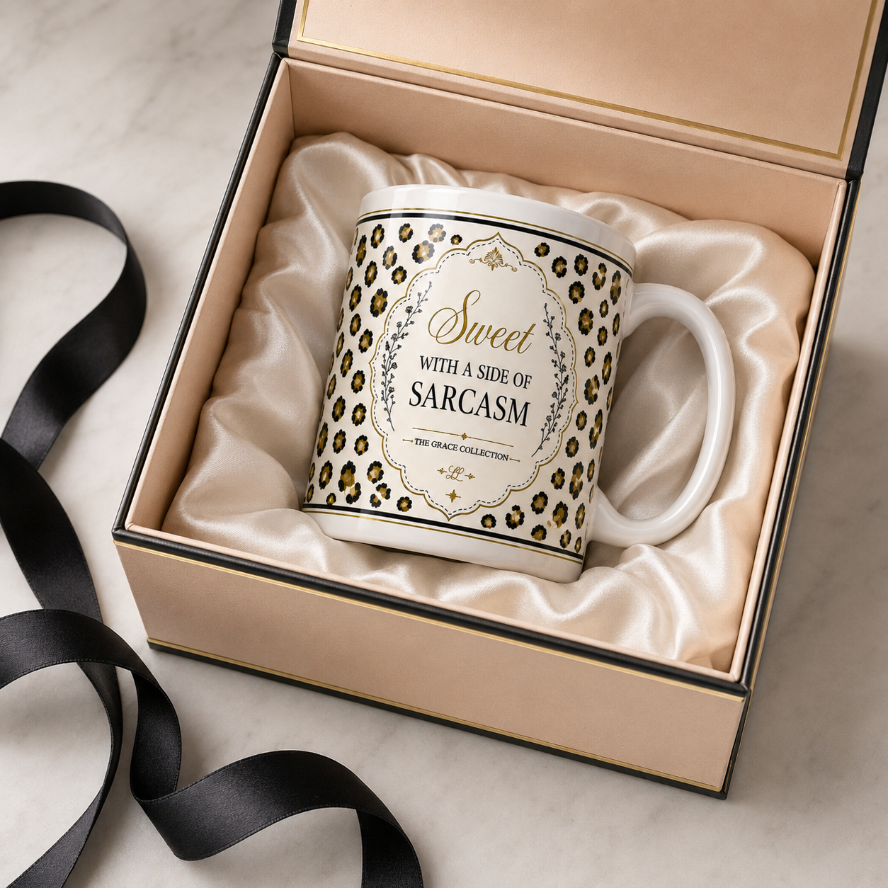 Sweet With A Side Of Sarcasm - 15 oz ceramic mug