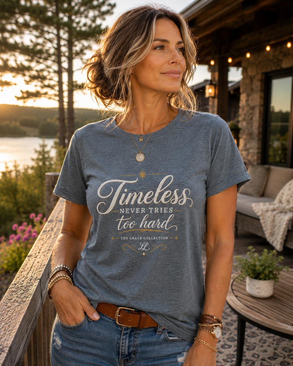 Timeless Tee — Women's 'Timeless Too Hard' Relaxed Graphic T-Shirt