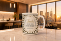 15oz Leopard Print Mug — "Timeless Never Tries Too Hard" Vintage Chic Coffee Cup