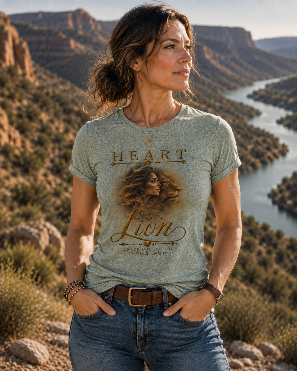 Heart Of A Lion Strength Within - Women's Relaxed Tee