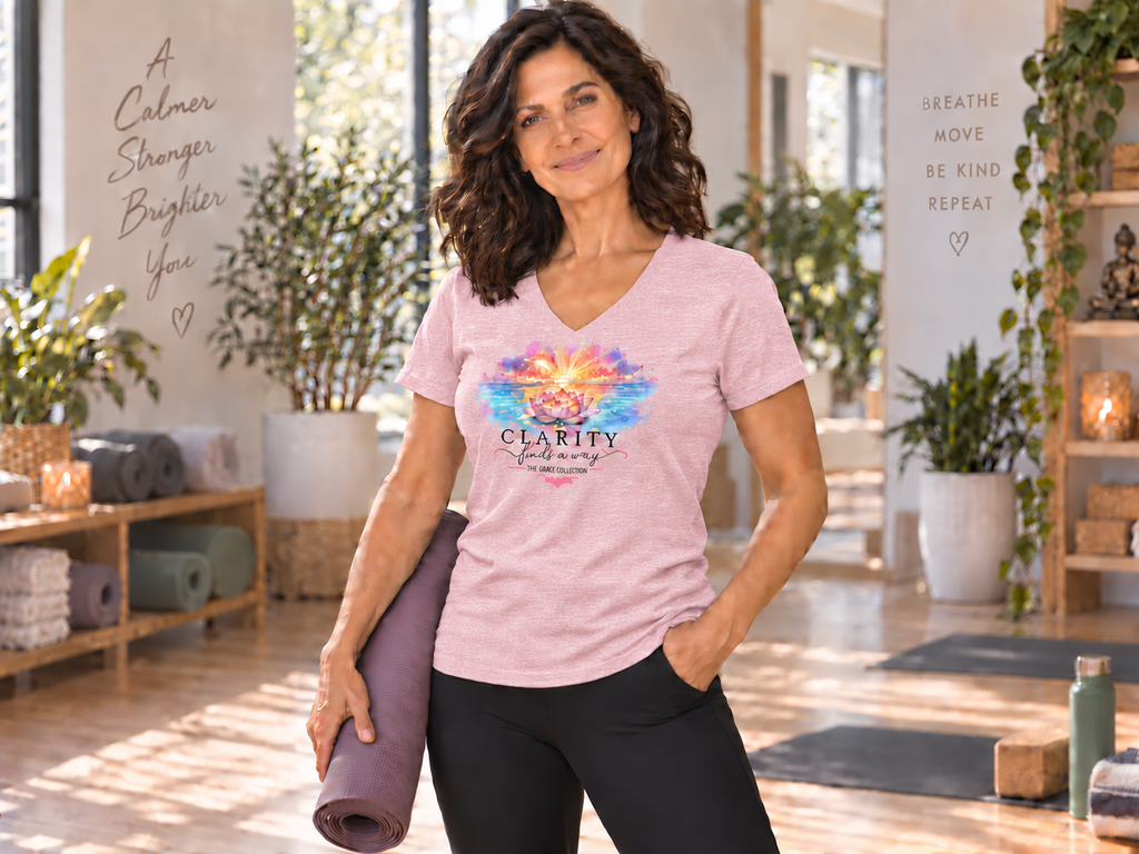 Clarity Finds A Way - Women's V-Neck Tee