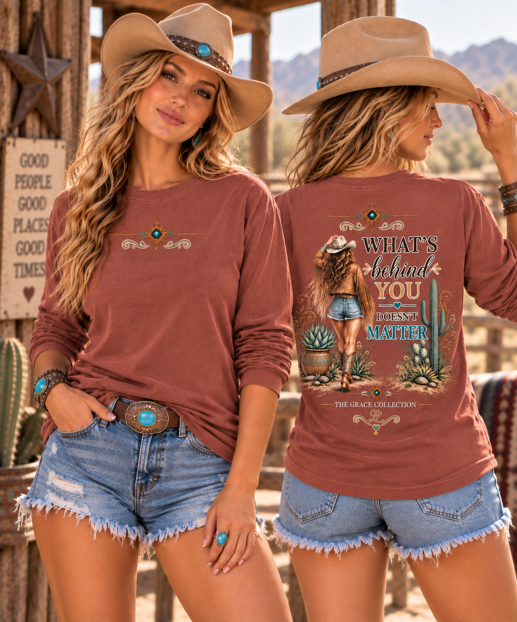 What's Behind You Doesn't Matter - Long Sleeve Tee