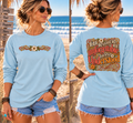 I'd Rather Be Unforgettable Than Understood - Long Sleeve T-Shirt | Floral Retro Typography