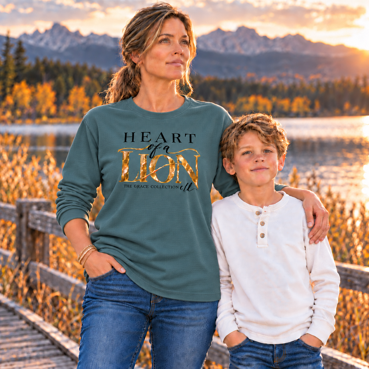 Heart of a Lion - Long Sleeve Tee