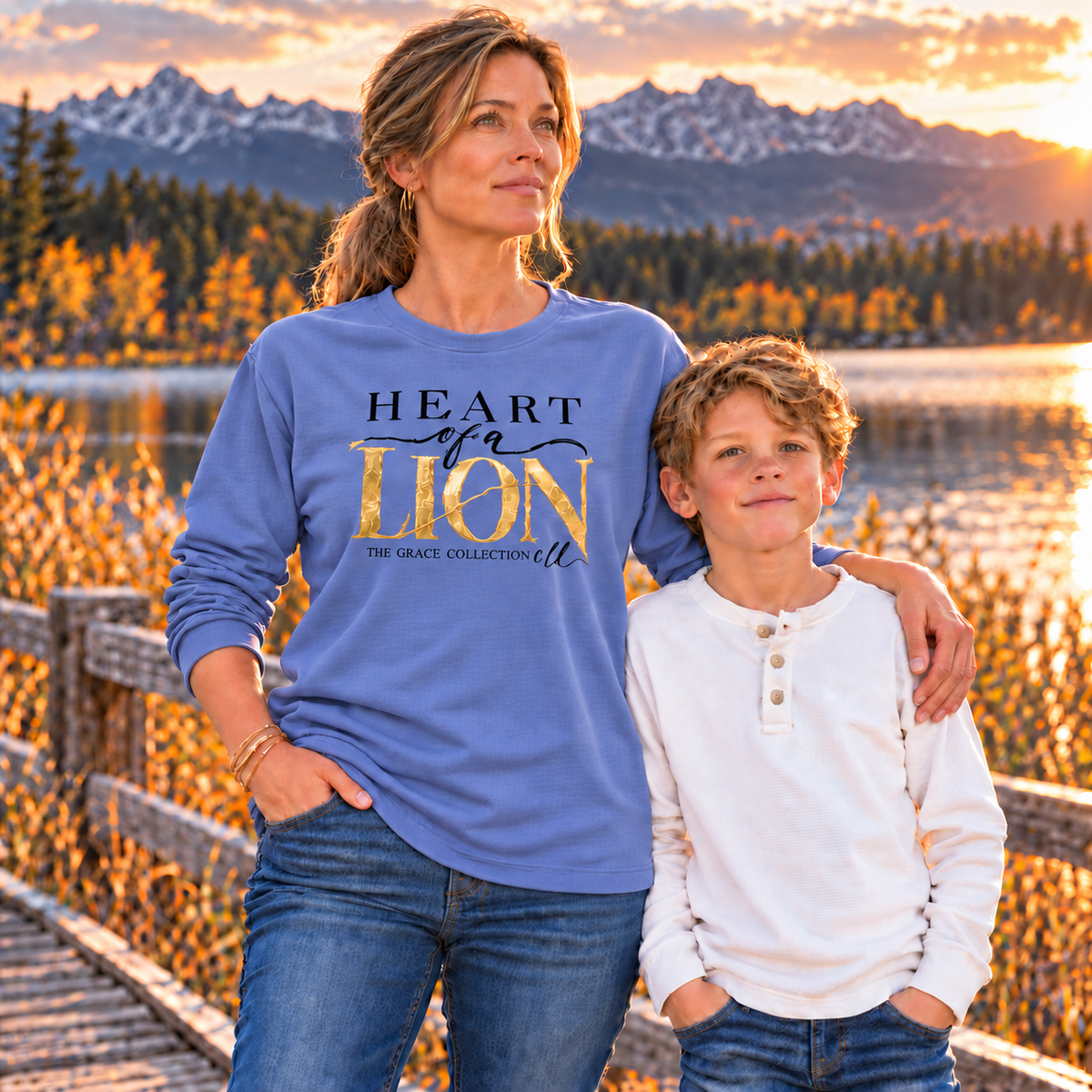 Heart of a Lion - Long Sleeve Tee