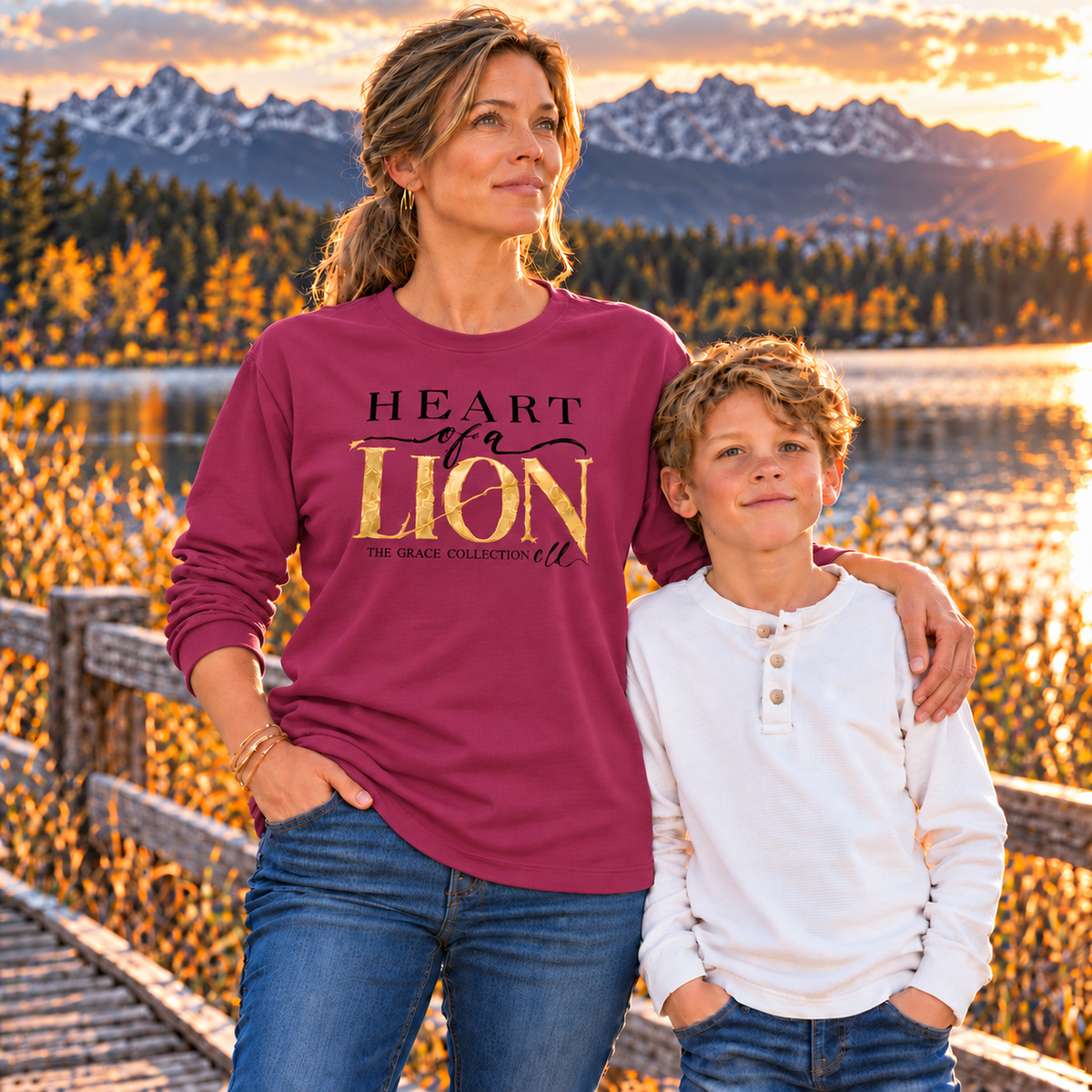Heart of a Lion - Long Sleeve Tee
