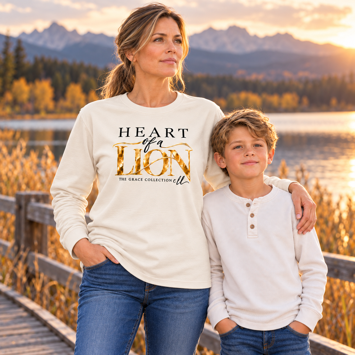 Heart of a Lion - Long Sleeve Tee
