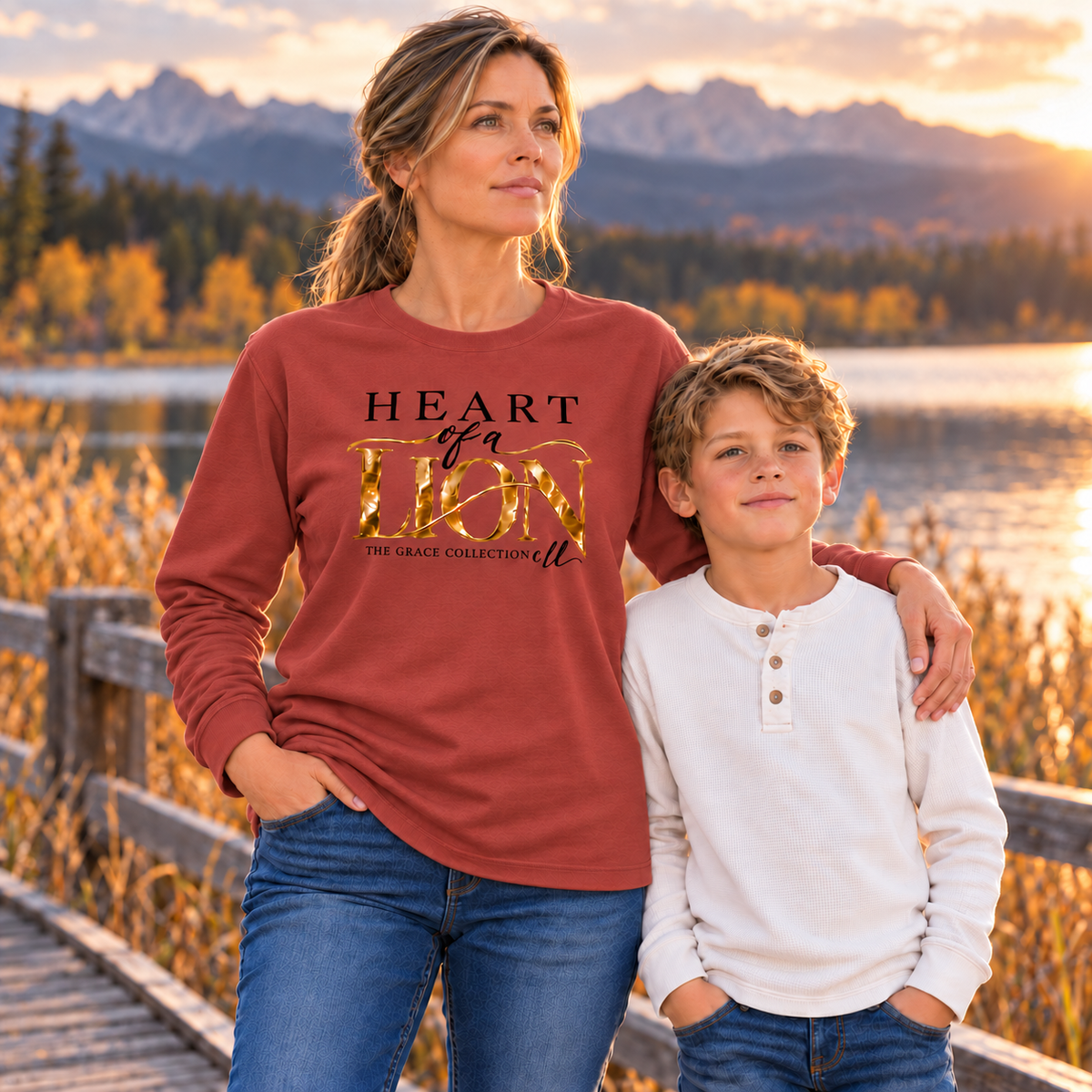 Heart of a Lion - Long Sleeve Tee