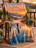 Personalize This Blanket - May the Journey Feed Your Soul  - Fleece Blanket